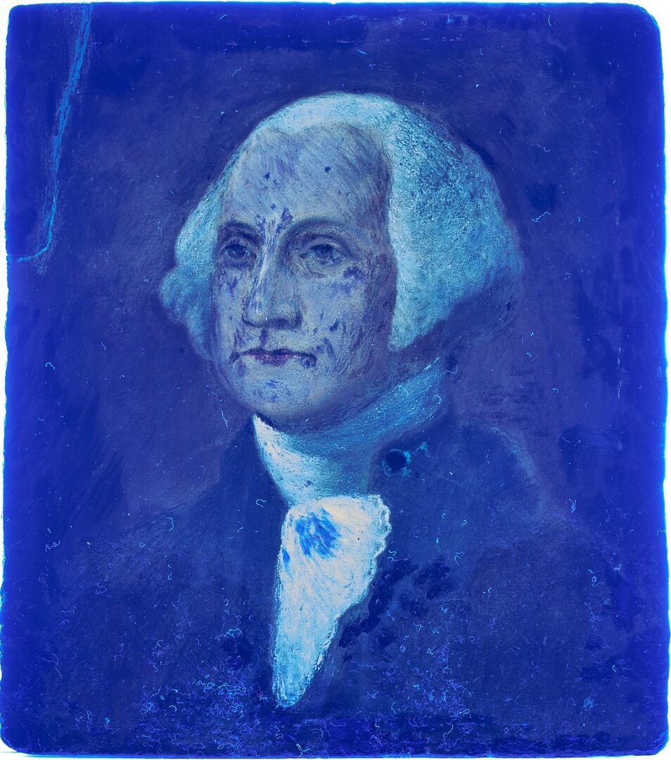 Lot 498: Early George Washington Portrait, poss. James Peale, ex-Dudensing