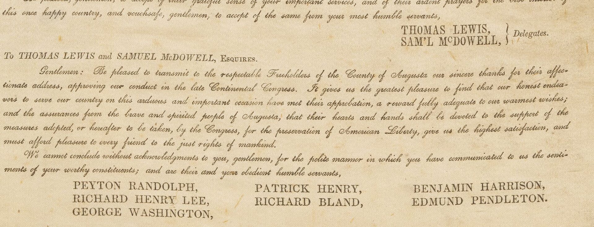 Lot 499: Augusta Resolves Silk Broadside, Revolutionary War Related