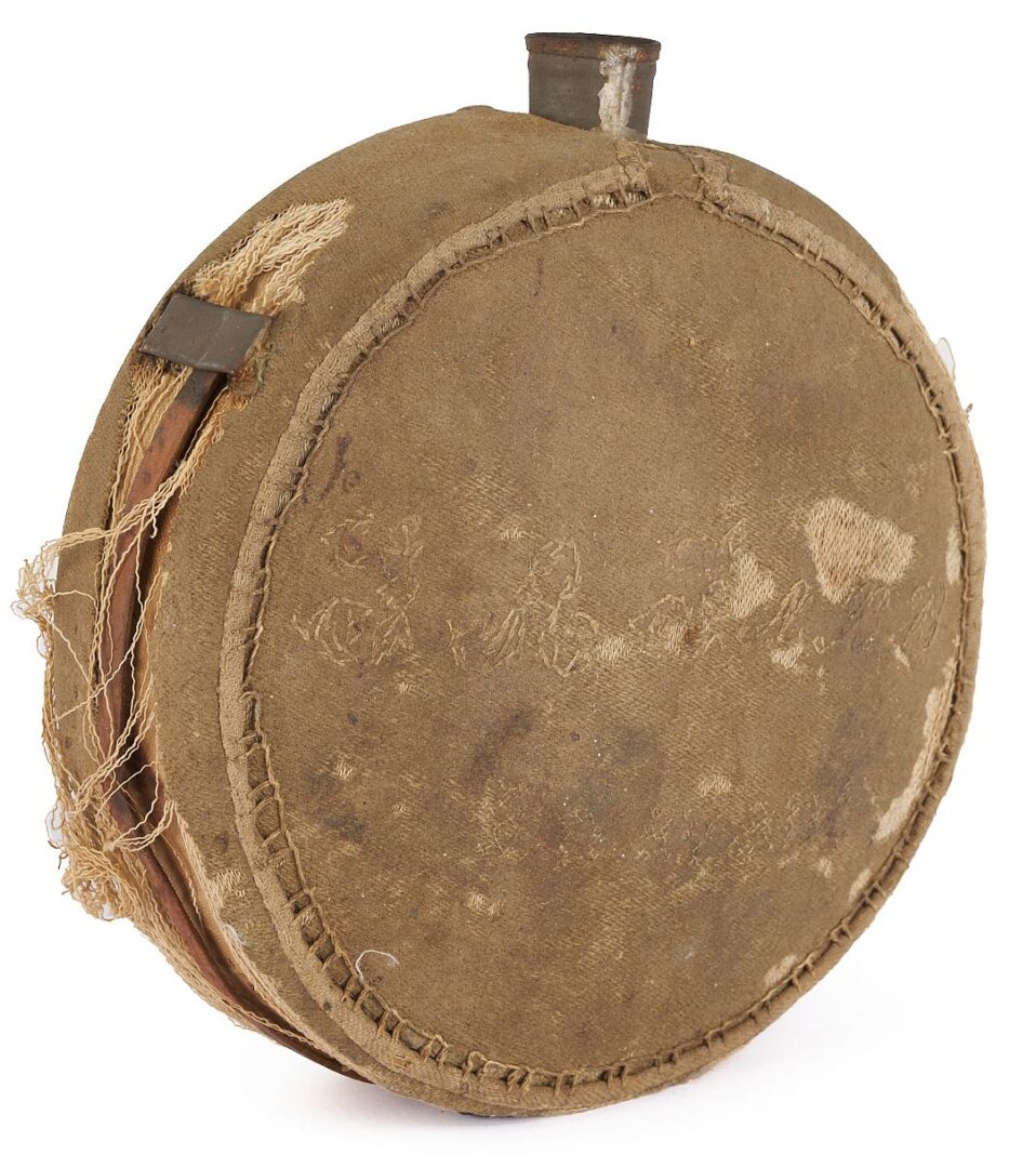 Lot 506: Civil War Canteen and Letters, Thomas Tabb Jr. CSA