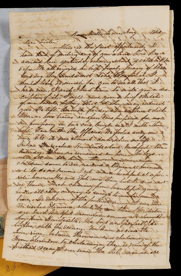 Lot 507: Archive of Capt. William Tabb of MS, CSA, Killed Atlanta