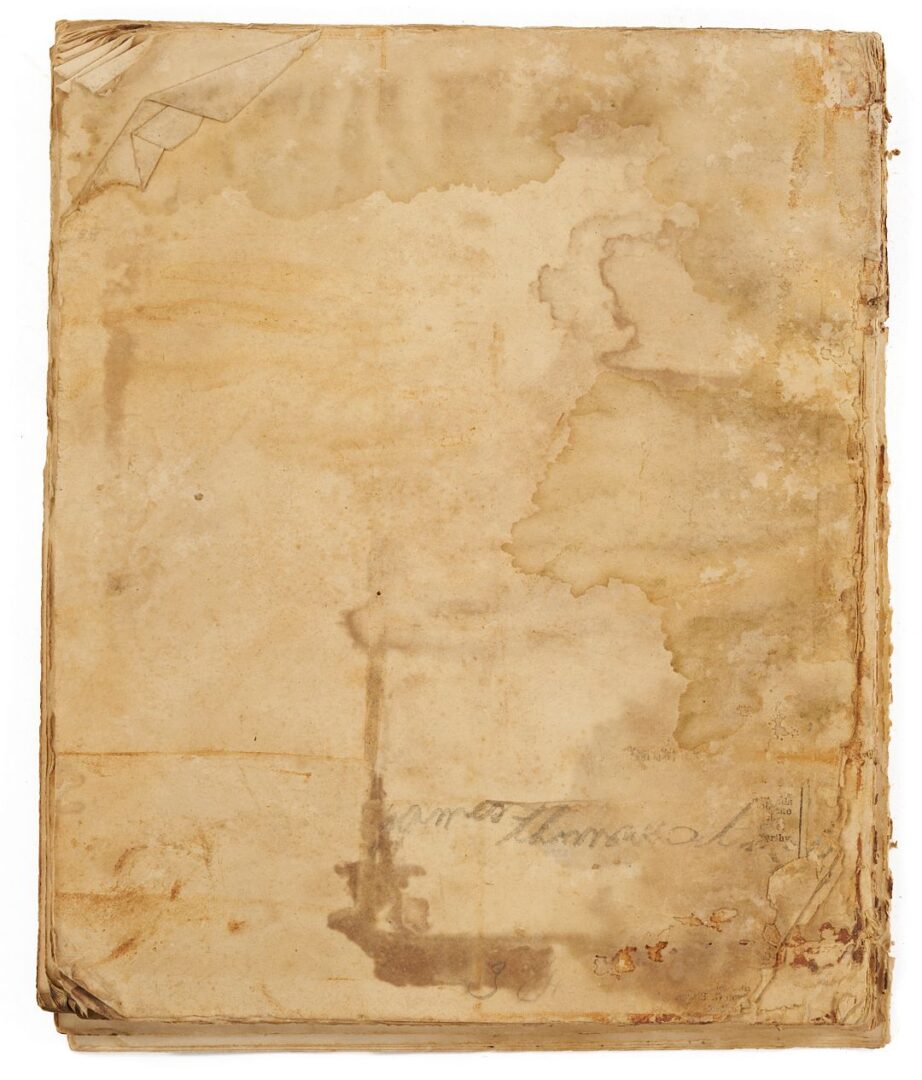 Lot 508: Civil War Era Autograph Album with Broadside, MS, TN, AL related
