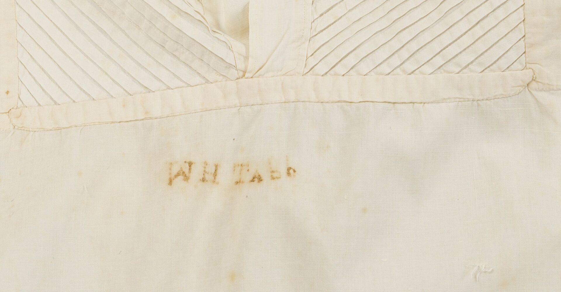 Lot 509: 8 pcs Civil War era Clothing incl. ID CSA Soldier Wm. Tabb