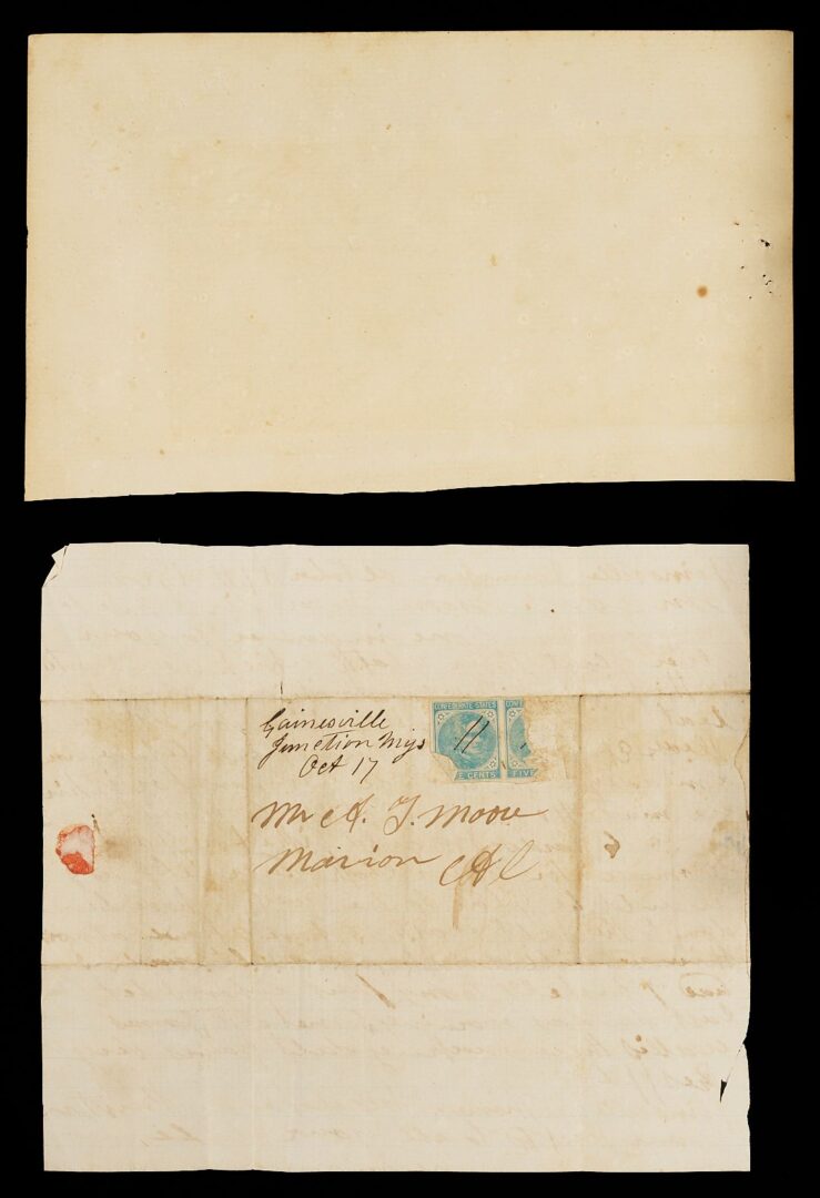 Lot 511: 3 Documents and CDV of A.T. Moore of Alabama, CSA