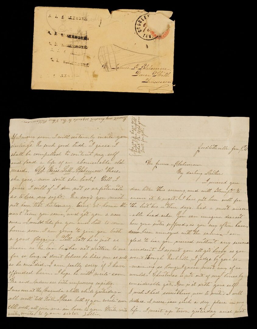 Lot 515: 6 TN Confederate Civil War Related Letters Incl. POW