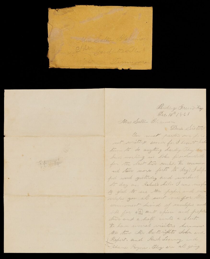 Lot 515: 6 TN Confederate Civil War Related Letters Incl. POW