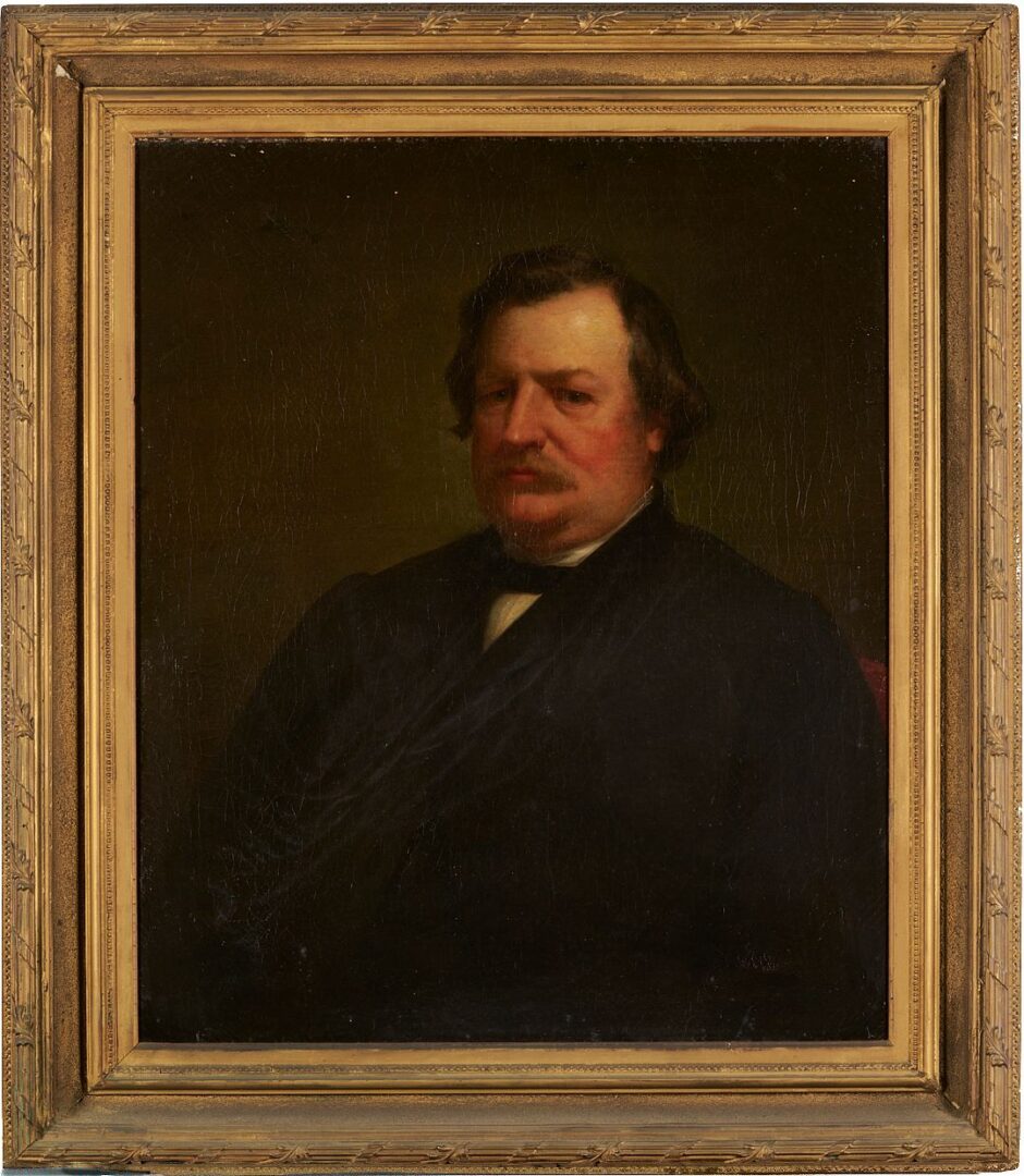 Lot 519: 19th c Portrait of KY CSA Col. Bennett Hornsby