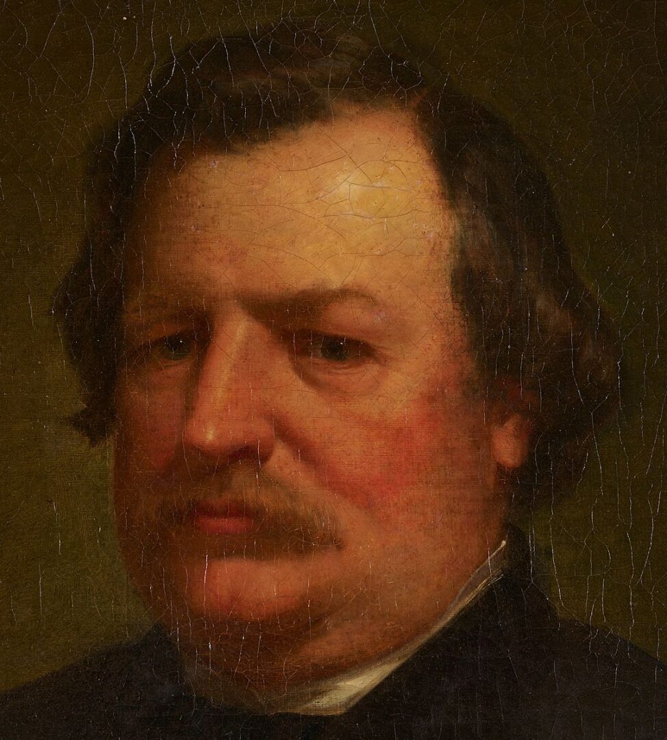 Lot 519: 19th c Portrait of KY CSA Col. Bennett Hornsby