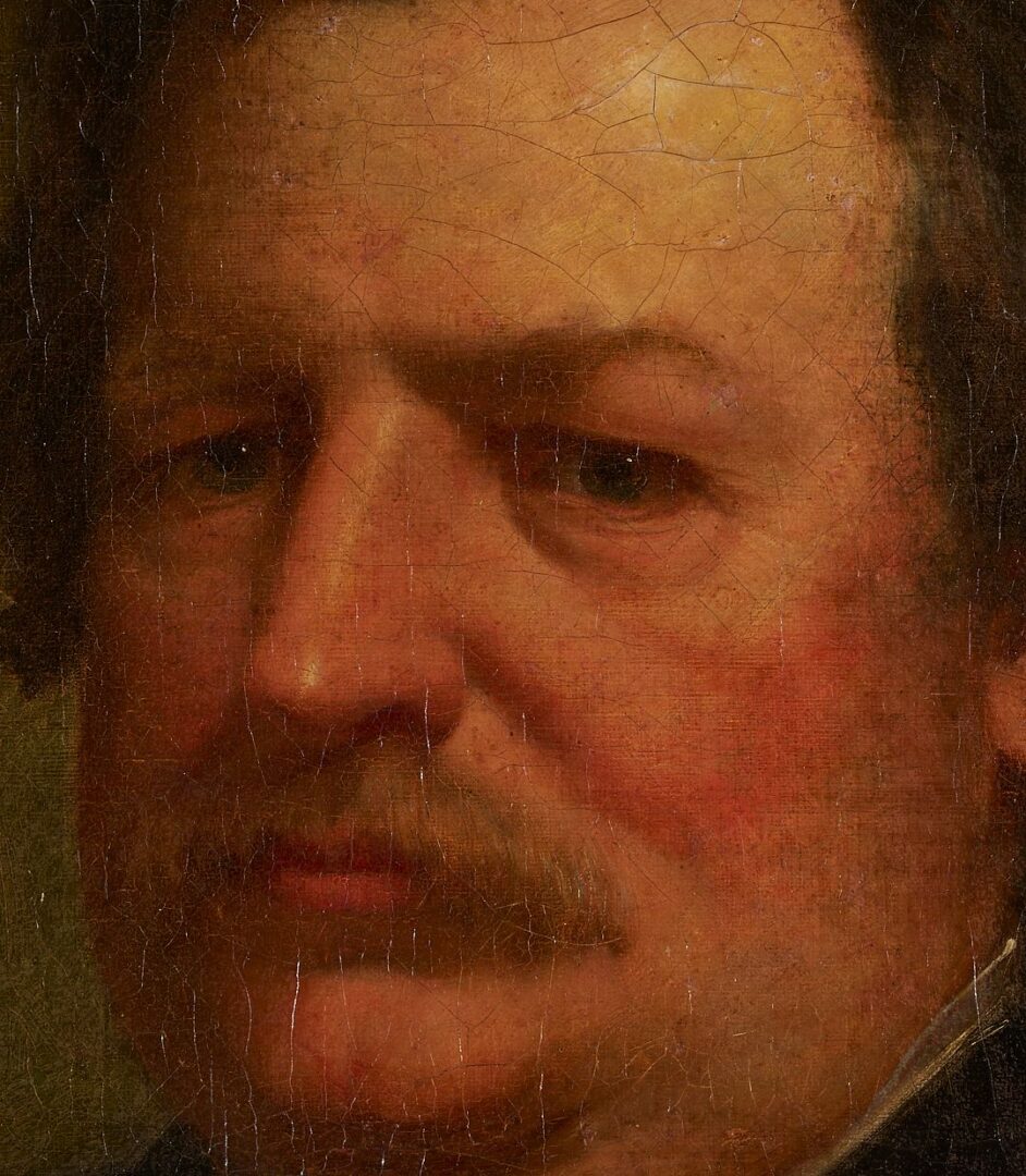 Lot 519: 19th c Portrait of KY CSA Col. Bennett Hornsby