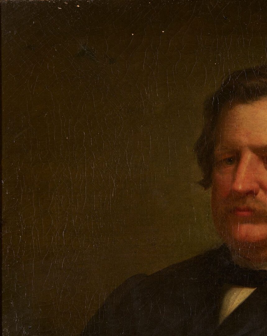 Lot 519: 19th c Portrait of KY CSA Col. Bennett Hornsby