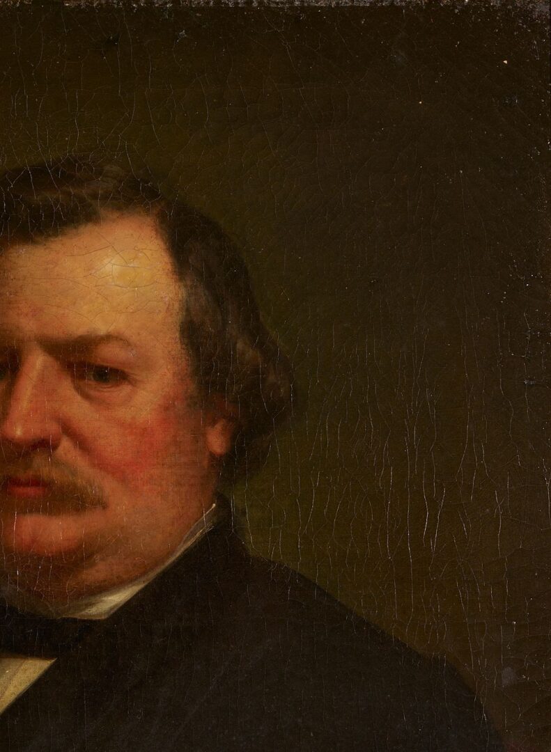 Lot 519: 19th c Portrait of KY CSA Col. Bennett Hornsby