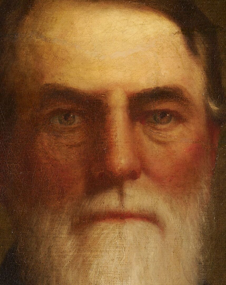 Lot 520: 19th c O/C Portrait of Dr. Joseph Lewis Hornsby, KY/LA