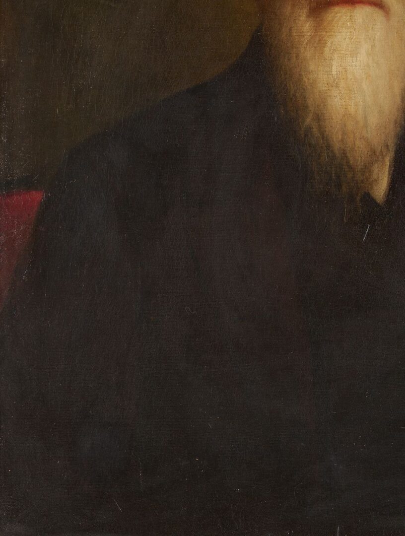Lot 520: 19th c O/C Portrait of Dr. Joseph Lewis Hornsby, KY/LA