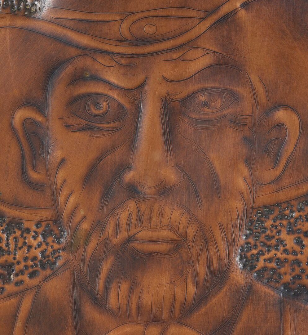 Lot 522: Pr. Greg Ridley Copper Civil War Plaques, Lee & Grant, Plus Sketches