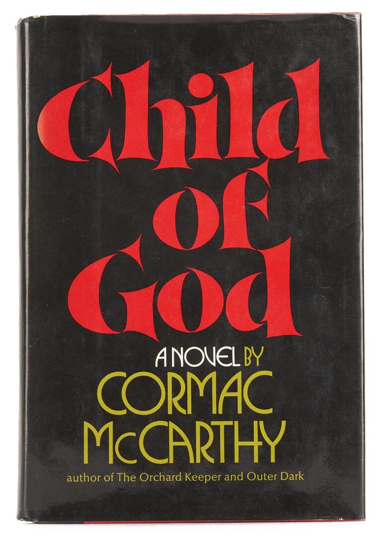 Lot 532: Child of God by Cormac McCarthy, 1st Edition