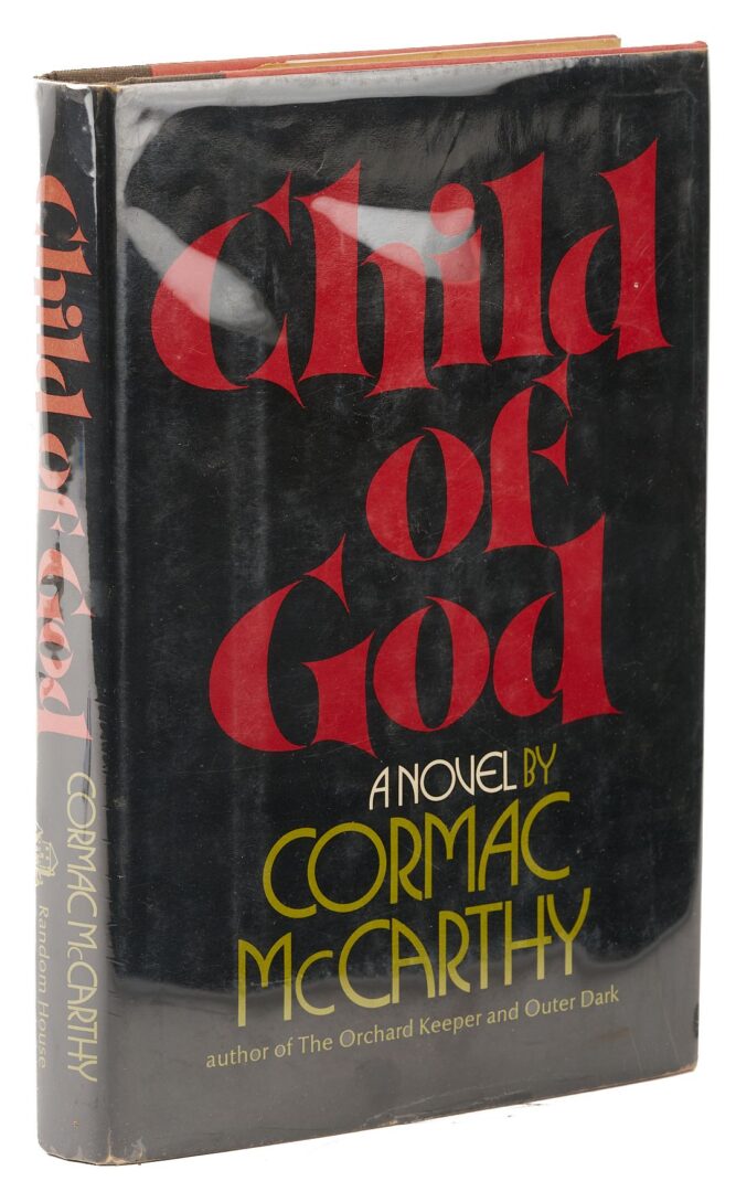 Lot 535: Cormac McCarthy, Child of God, 1st Ed.