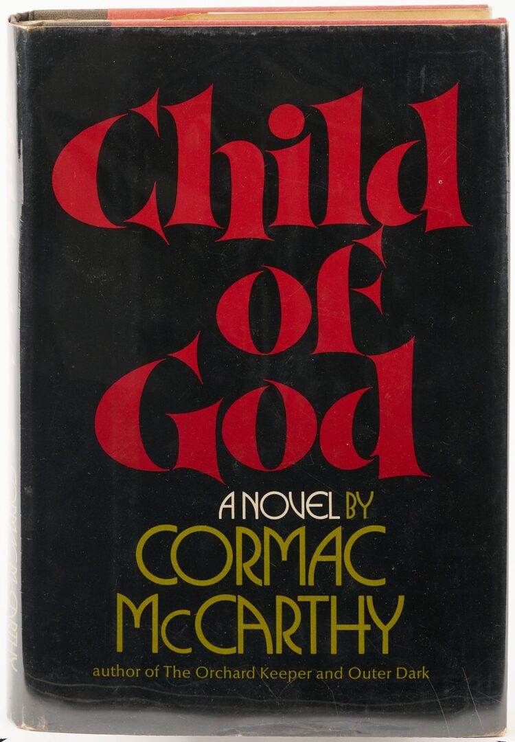 Lot 535: Cormac McCarthy, Child of God, 1st Ed.