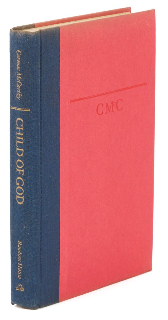 Lot 535: Cormac McCarthy, Child of God, 1st Ed.