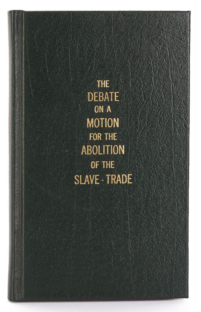 Lot 537: Slave Colonies of Great Britain, 1825, Macaulay, First Edition, plus Debate on Abolition, 1792
