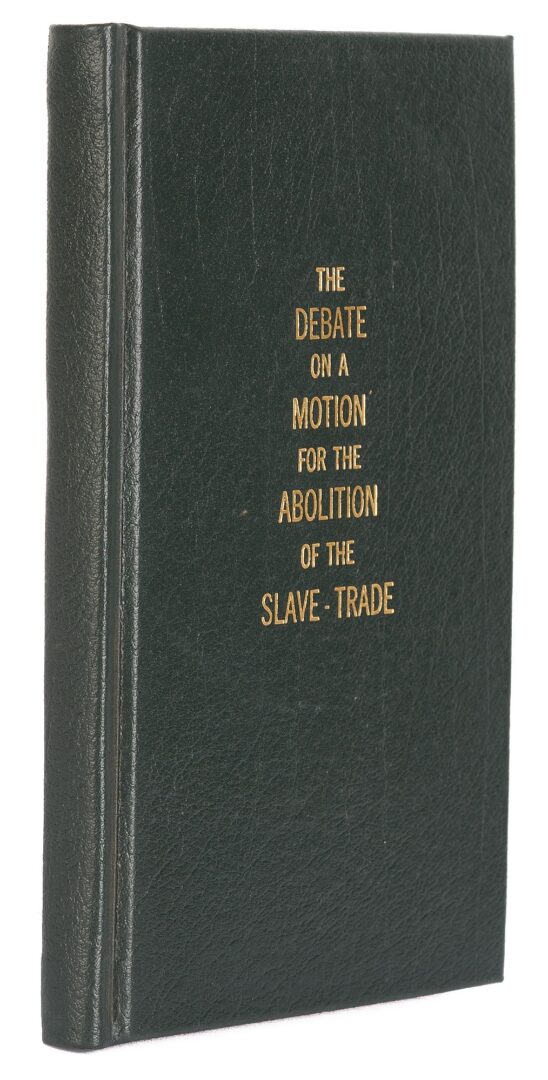 Lot 537: Slave Colonies of Great Britain, 1825, Macaulay, First Edition, plus Debate on Abolition, 1792