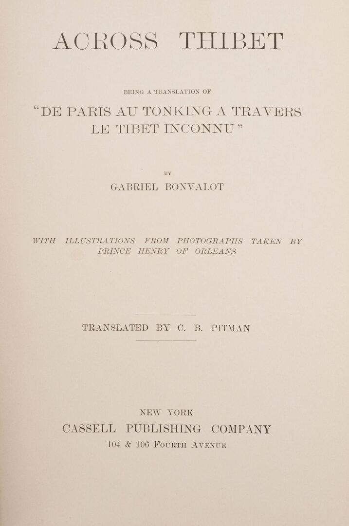 Lot 541: Grouping of 6 Books on Early 20th C. Exploration