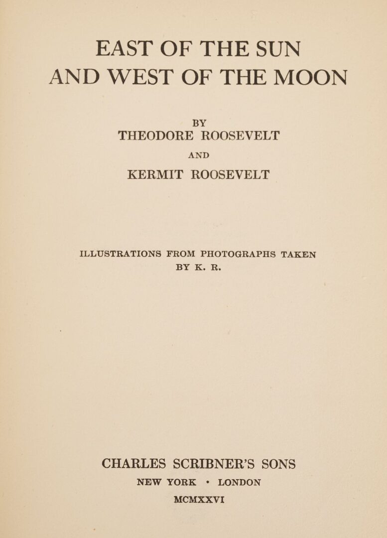 Lot 541: Grouping of 6 Books on Early 20th C. Exploration