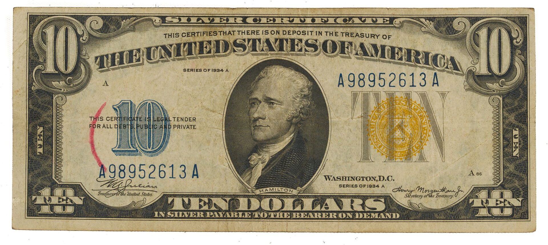 Lot 559: 12 $10 North African Notes
