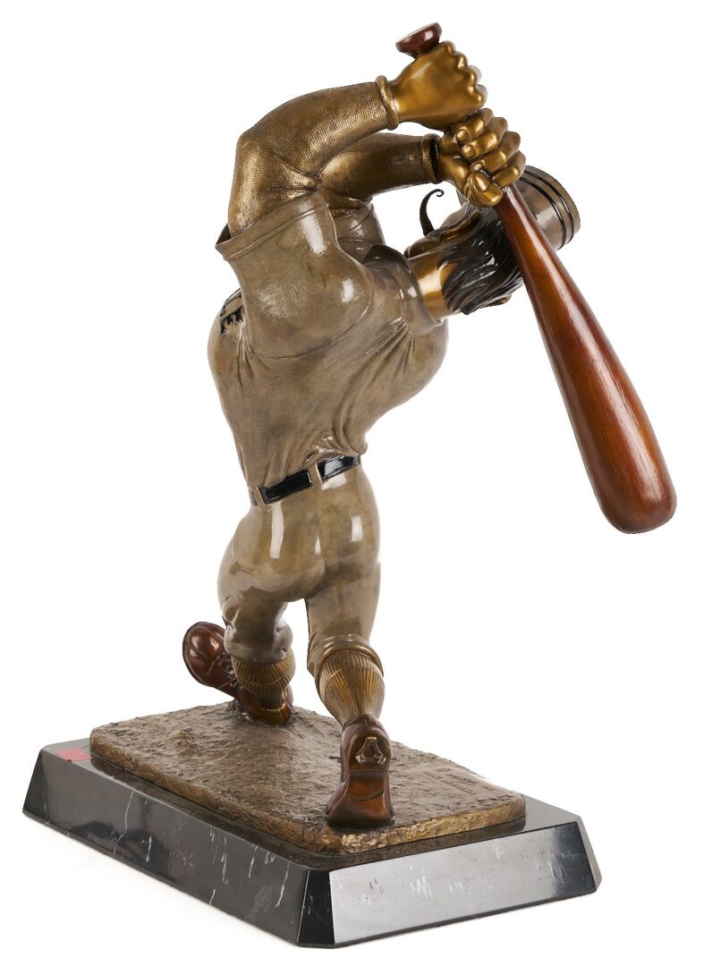 Lot 578: Bill Toma Bronze Baseball Sculpture, Casey at the Bat