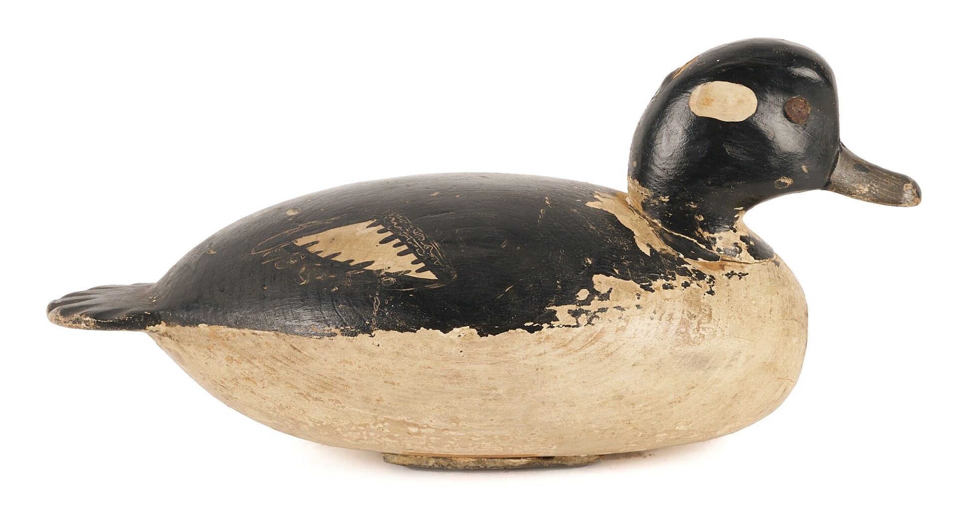Lot 583: Ira Hudson or Hudson Family Bufflehead Hen Decoy