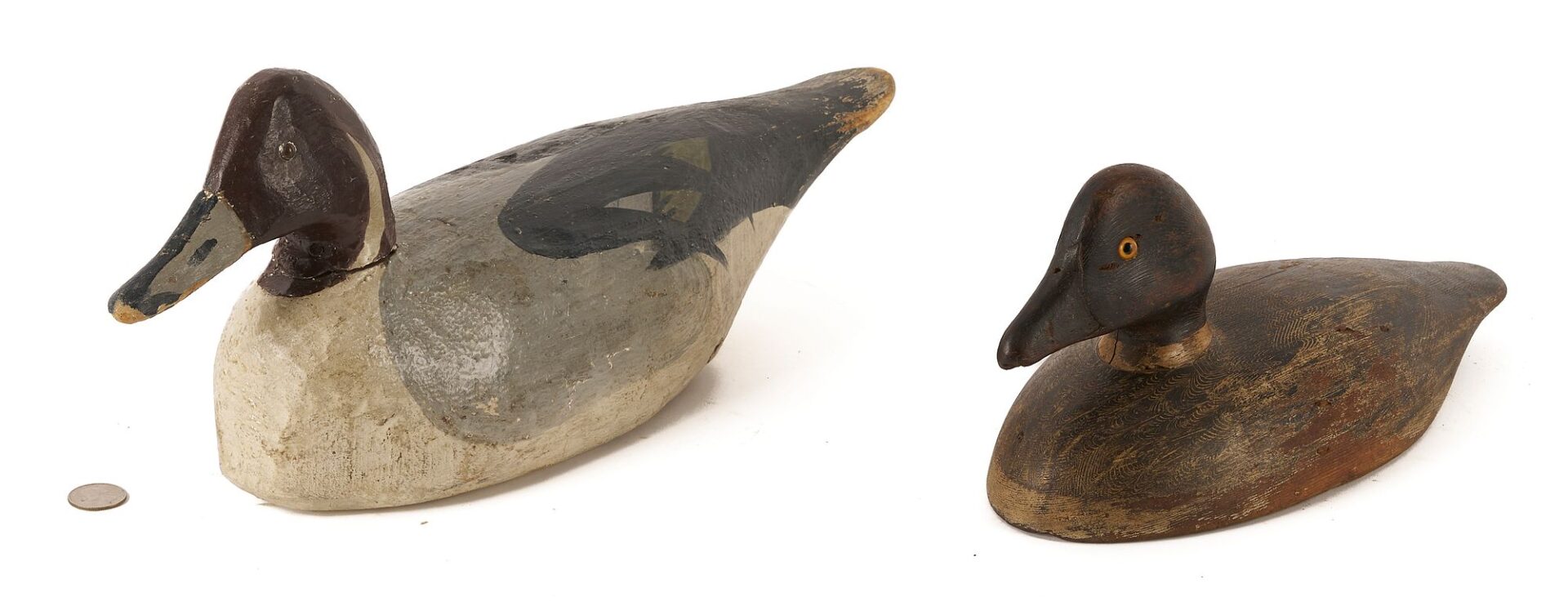 Lot 586: Miles Hancock Pintail Drake & John Moir Golden-Eye Hen