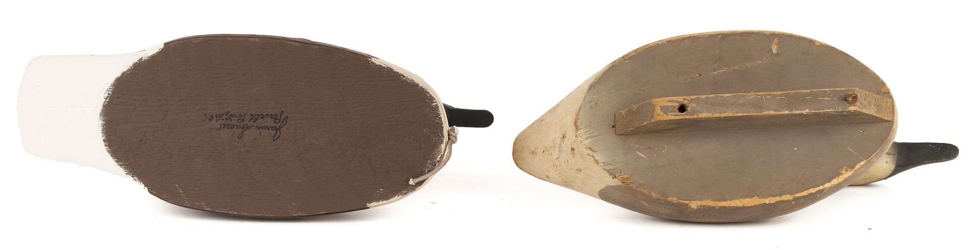Lot 589: 2 Geese Decoys,  Jarvis Snow & Jack Sweet