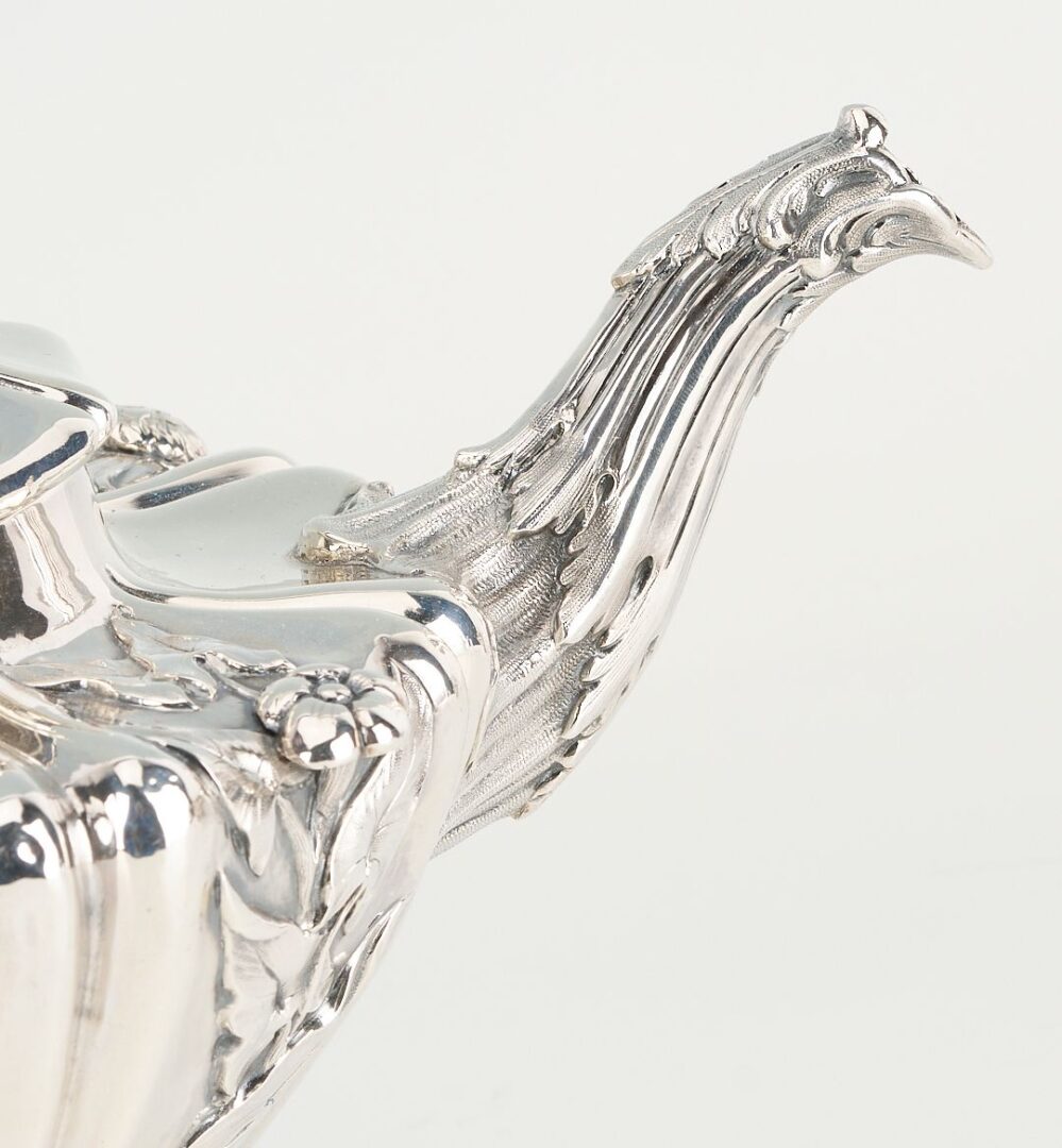 Lot 58: Victorian 4 pc. Sterling Silver Tea & Coffee Set