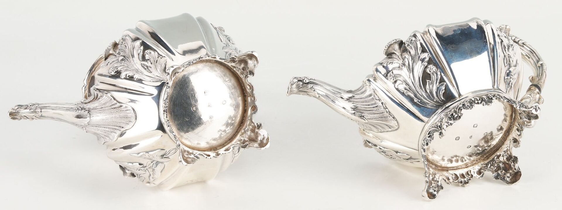 Lot 58: Victorian 4 pc. Sterling Silver Tea & Coffee Set