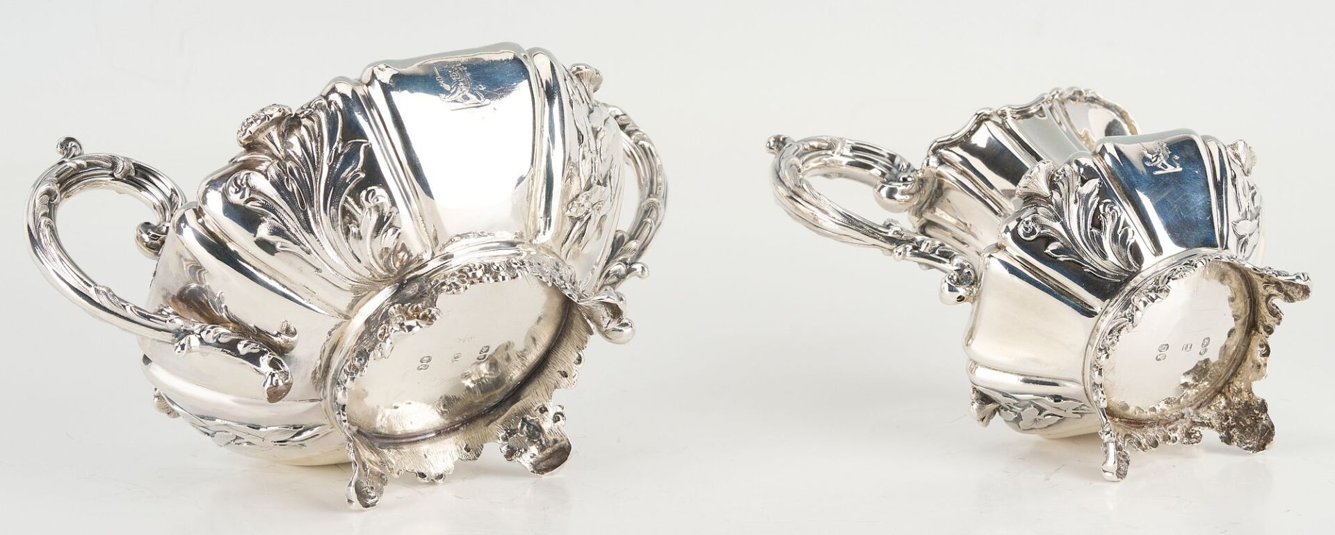 Lot 58: Victorian 4 pc. Sterling Silver Tea & Coffee Set