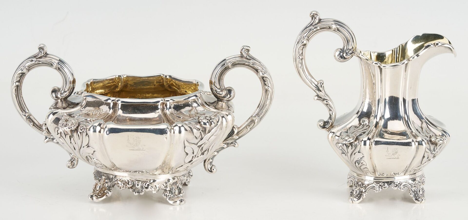Lot 58: Victorian 4 pc. Sterling Silver Tea & Coffee Set