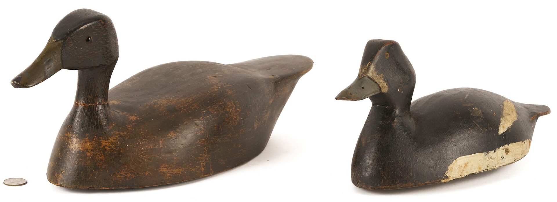 Lot 591: 2 Canadian Decoys James Irvin Lyons &  Ernie Miller