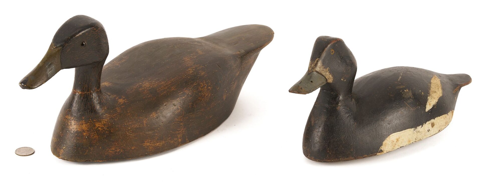 Lot 591: 2 Canadian Decoys James Irvin Lyons &  Ernie Miller