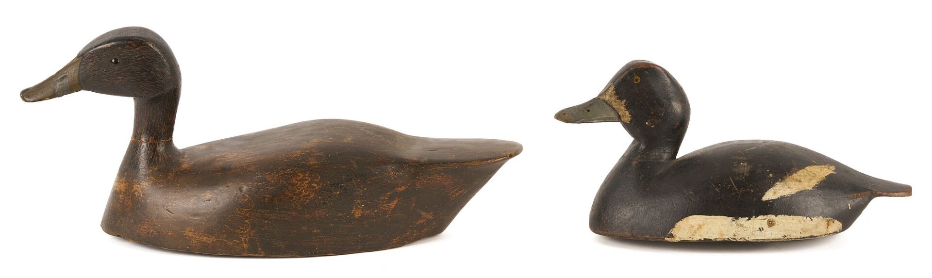 Lot 591: 2 Canadian Decoys James Irvin Lyons &  Ernie Miller