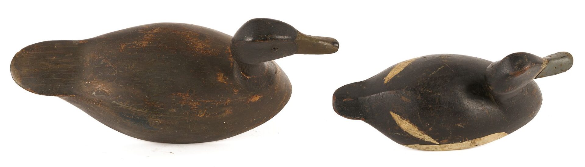 Lot 591: 2 Canadian Decoys James Irvin Lyons &  Ernie Miller