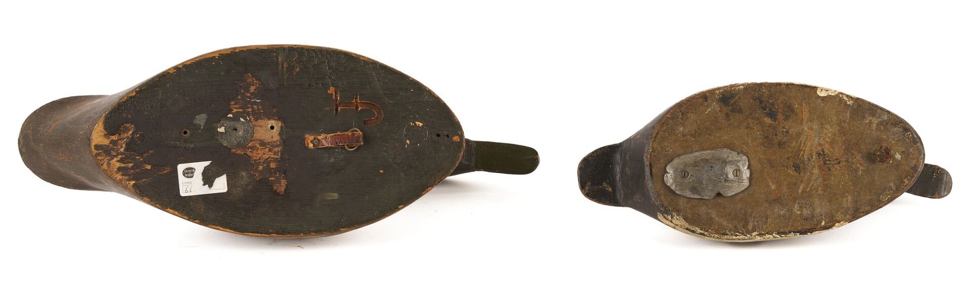 Lot 591: 2 Canadian Decoys James Irvin Lyons &  Ernie Miller