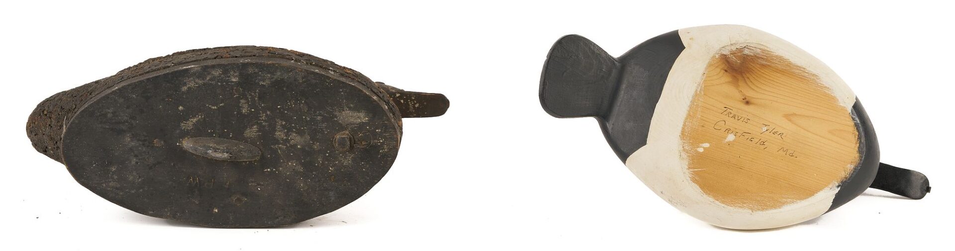 Lot 594: 3 Maryland Drake Decoys,  Travers, Cook, and Tyler