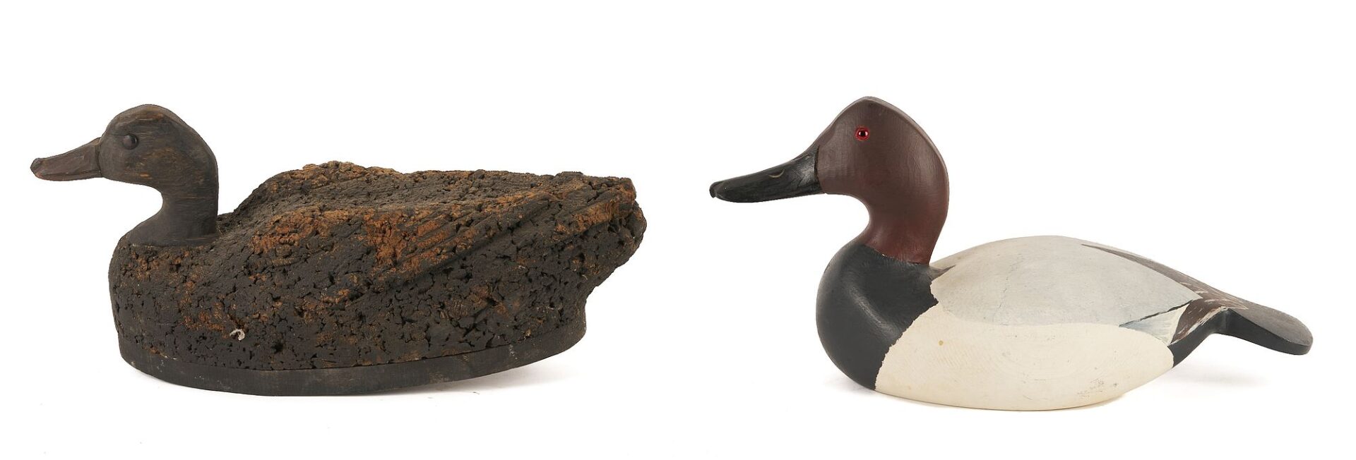 Lot 594: 3 Maryland Drake Decoys,  Travers, Cook, and Tyler