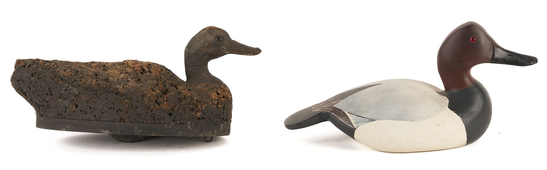 Lot 594: 3 Maryland Drake Decoys,  Travers, Cook, and Tyler