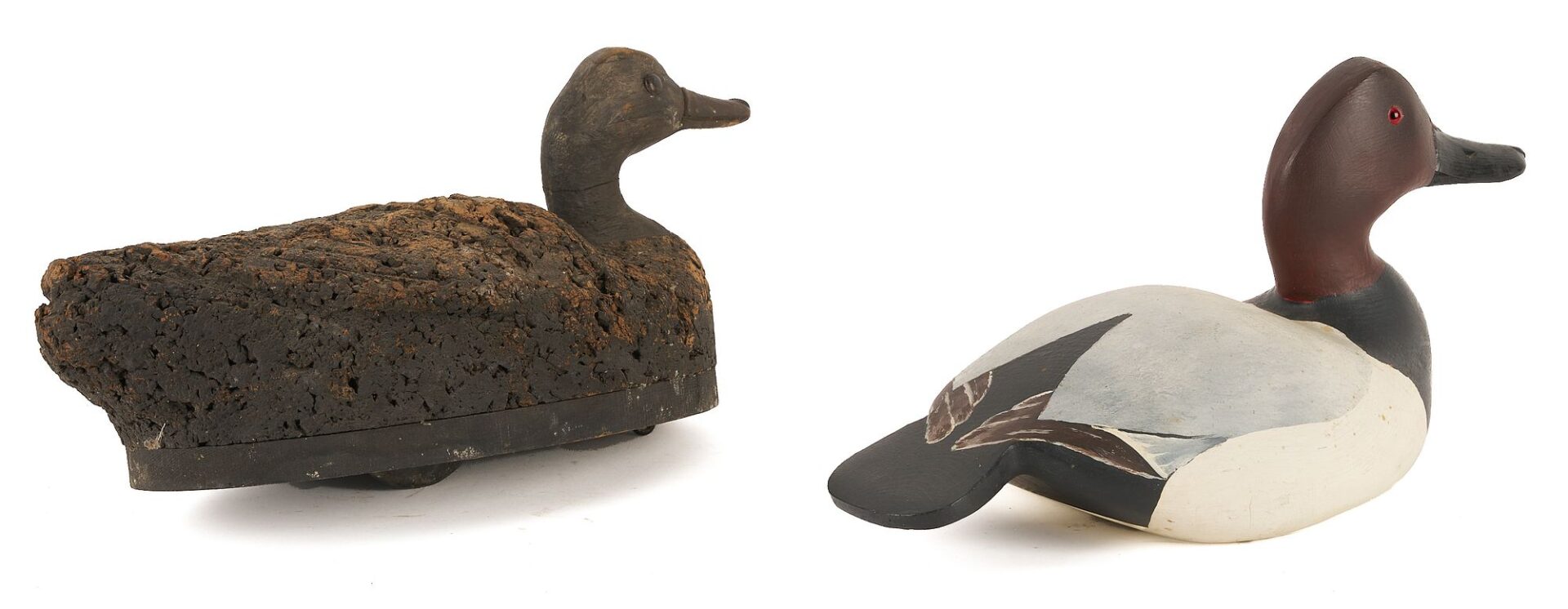 Lot 594: 3 Maryland Drake Decoys,  Travers, Cook, and Tyler
