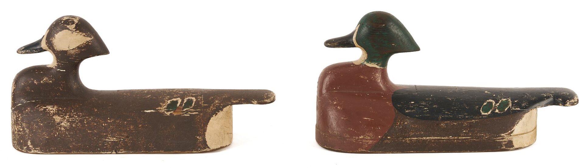 Lot 597: Pair of Maine Wood Duck Decoys