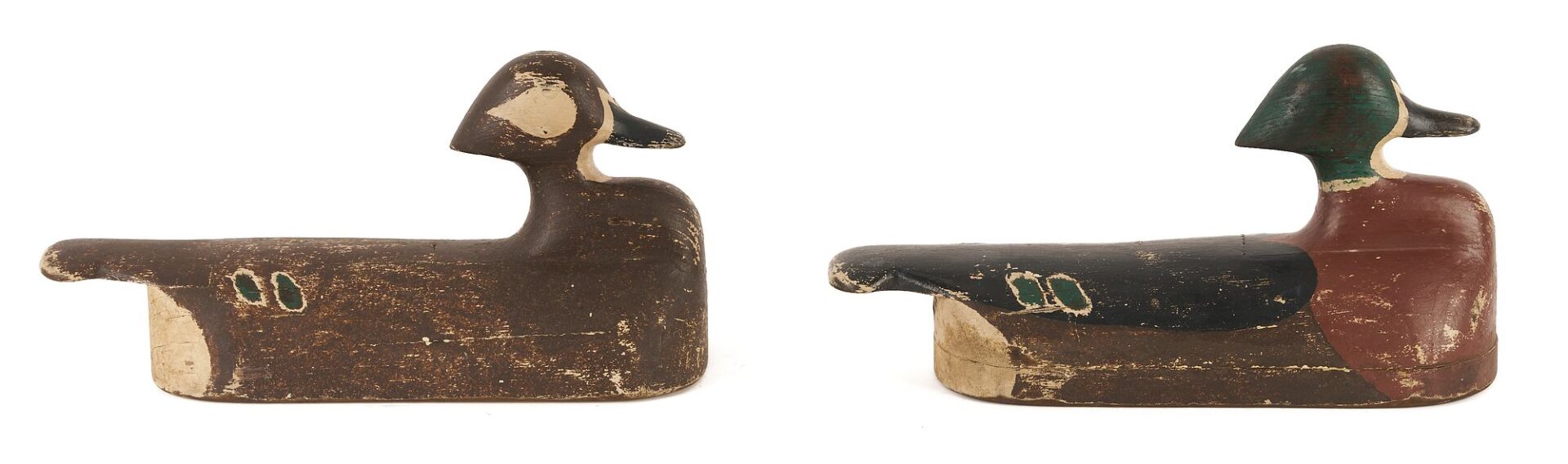 Lot 597: Pair of Maine Wood Duck Decoys