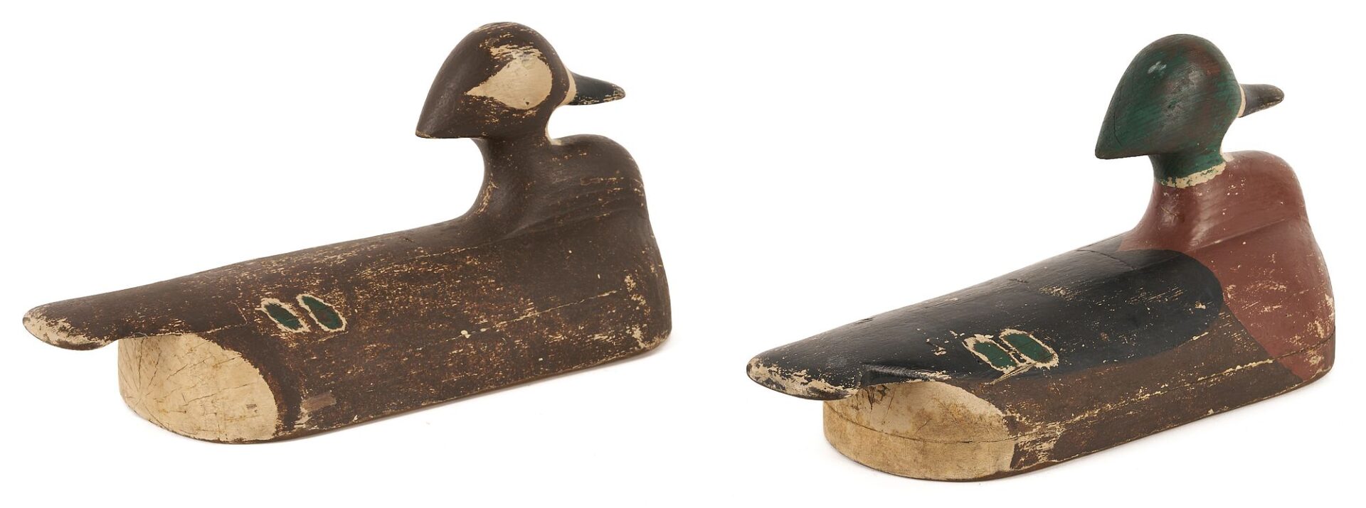 Lot 597: Pair of Maine Wood Duck Decoys