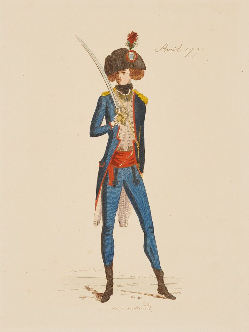 Lot 608: Rare Fashion History Book: Costumes de la Revolution, 1876