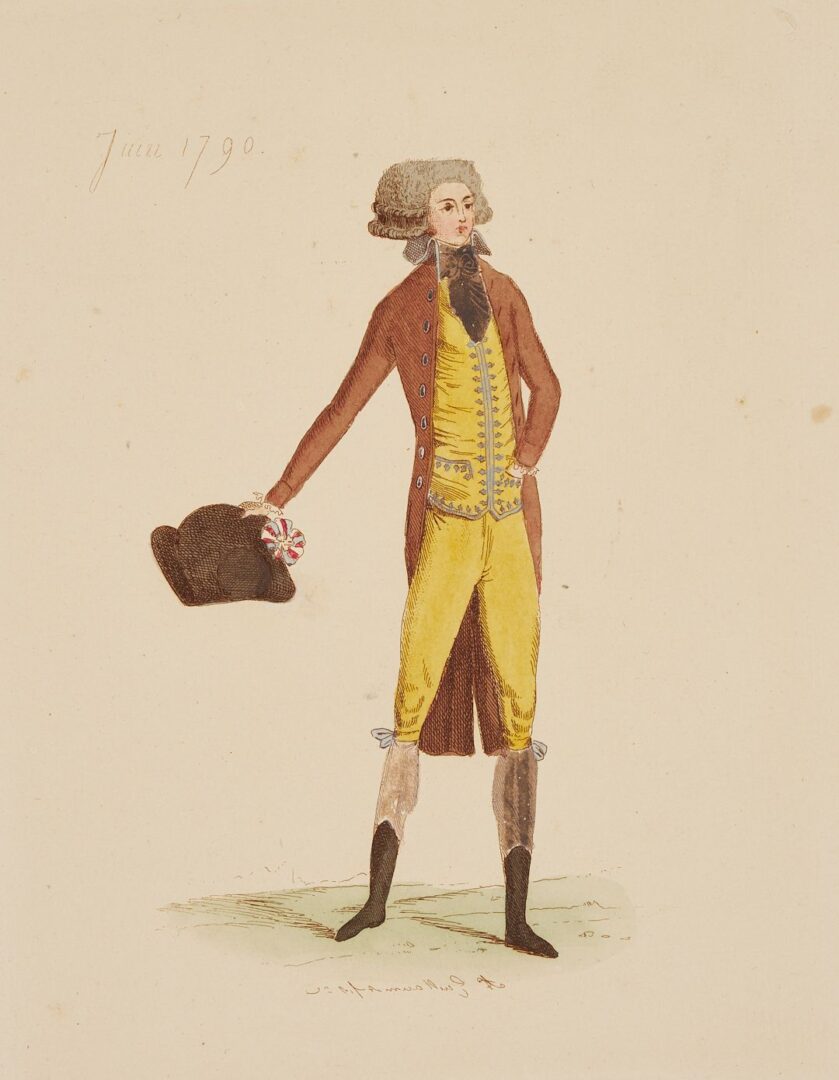 Lot 608: Rare Fashion History Book: Costumes de la Revolution, 1876
