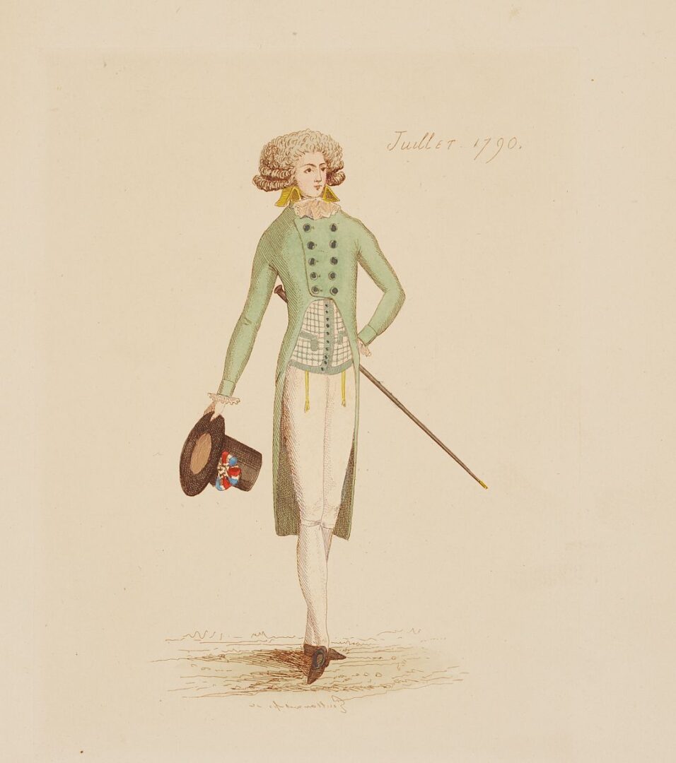 Lot 608: Rare Fashion History Book: Costumes de la Revolution, 1876