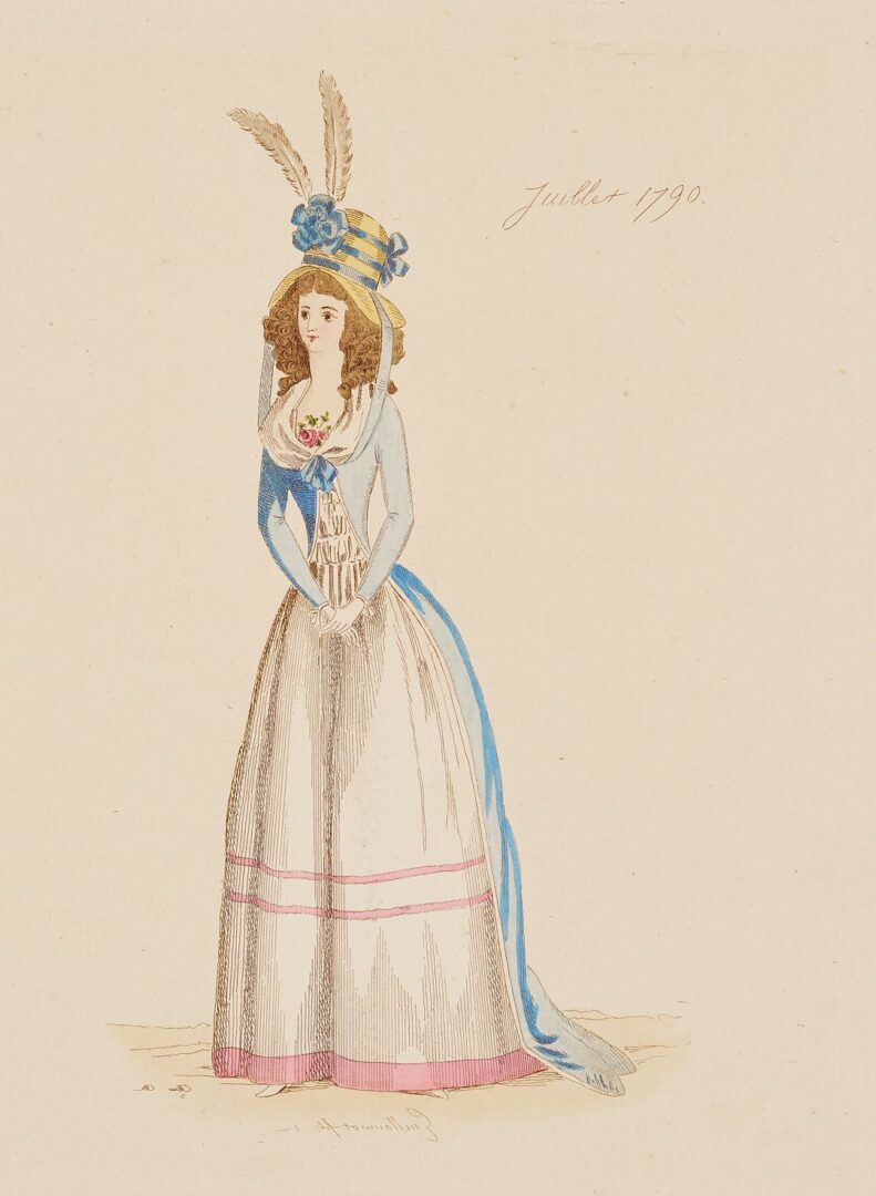 Lot 608: Rare Fashion History Book: Costumes de la Revolution, 1876